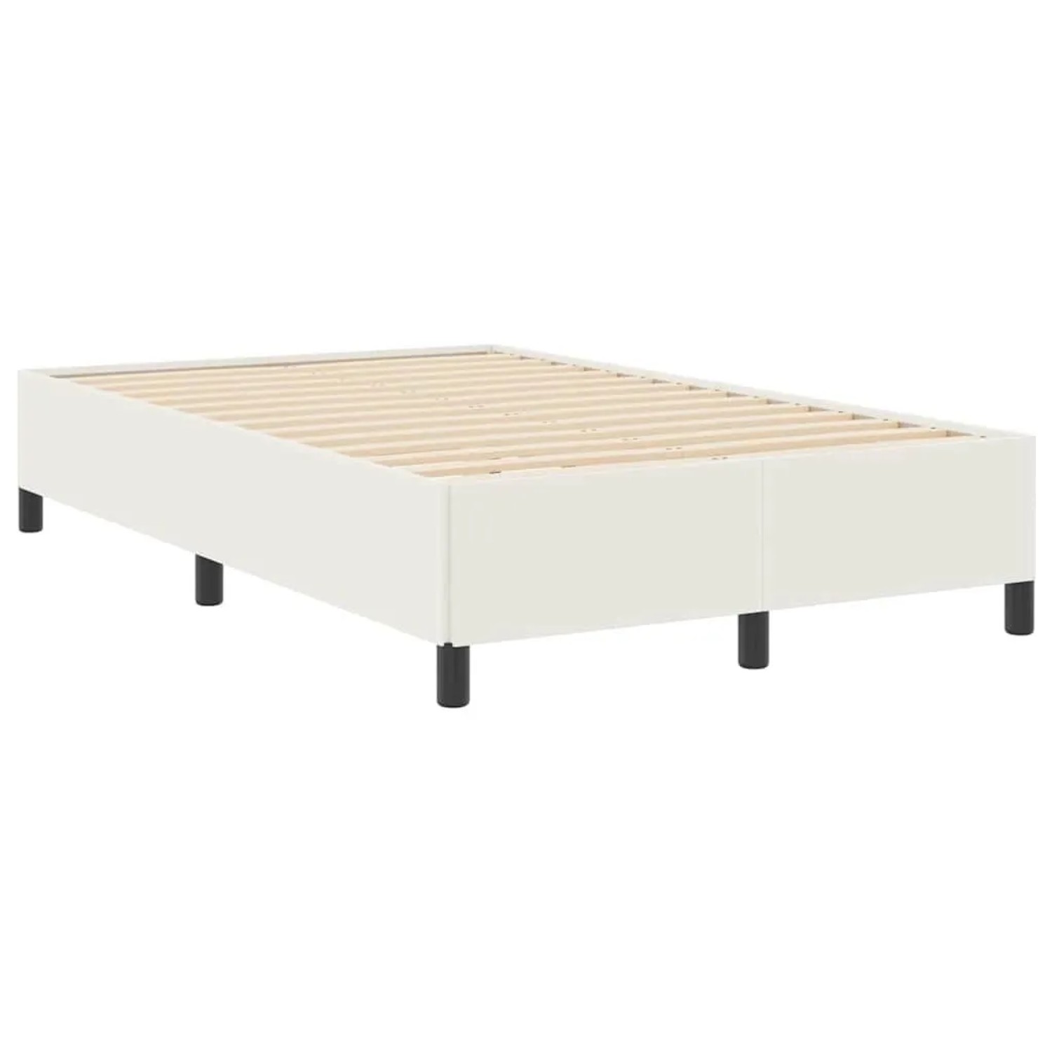 vidaXL Bettgestell Creme 120 x 190 cm Cordstoff 42006959