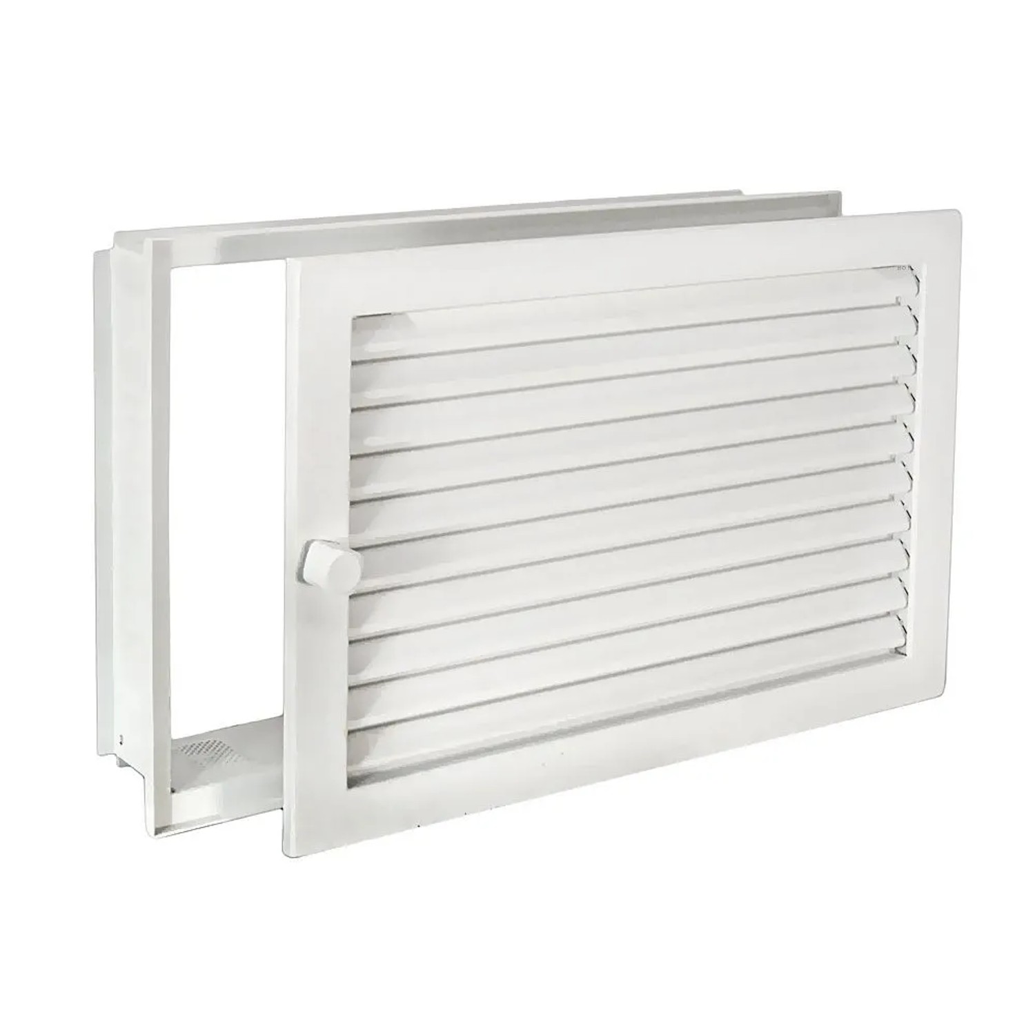 Häusler Warmluftgitter WGPB 3523 W Putzbündig Weiss 350 x 230mm Abluftgitter