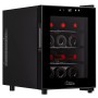 TroniTechnik Weinkühlschrank Bordeaux für 12 Flaschen, Getränkekühlschrank mit Glastür.