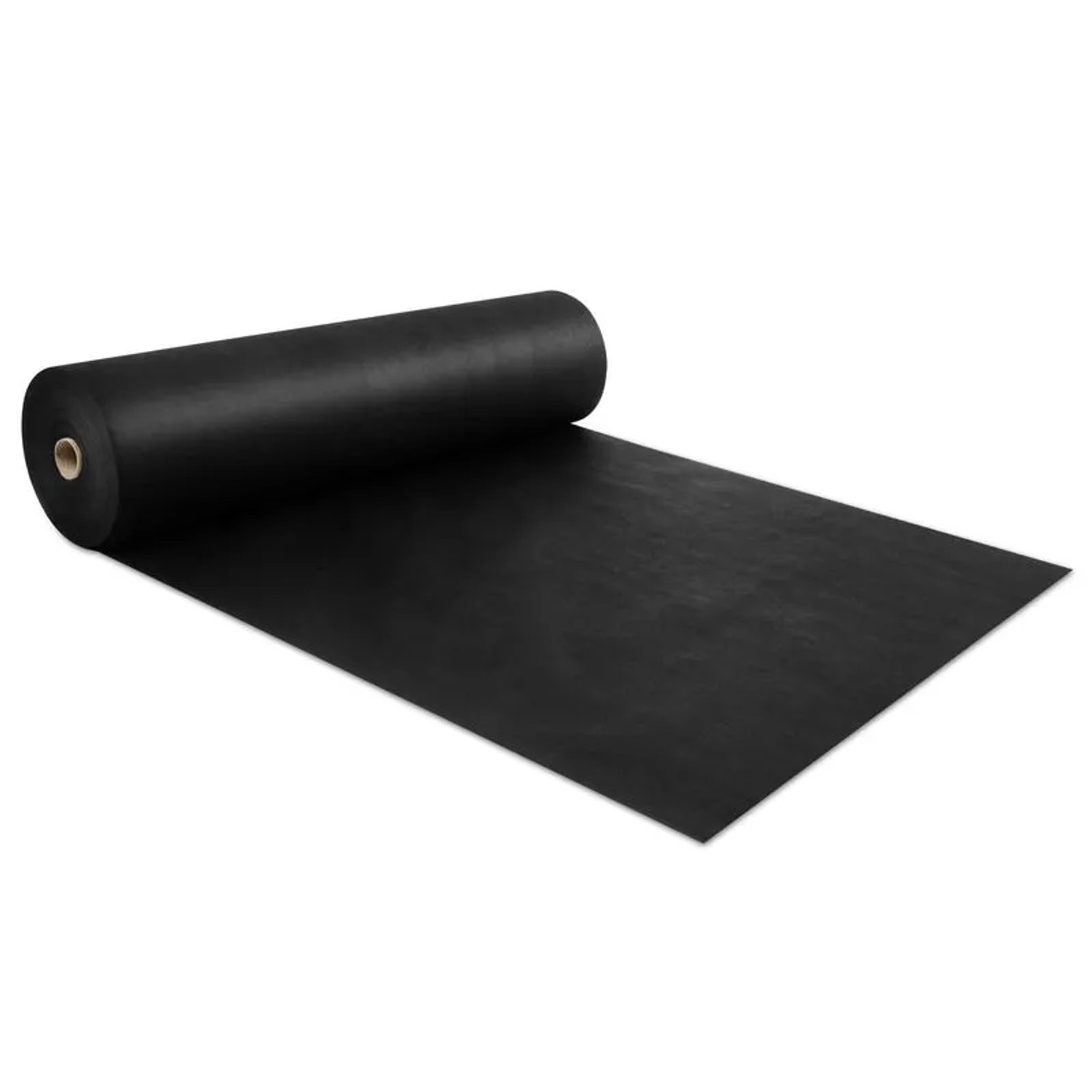 Rolle schwarzes KARAT Unkrautvlies Ground Control, 50 g/m², als effektiver Unkrautschutz.