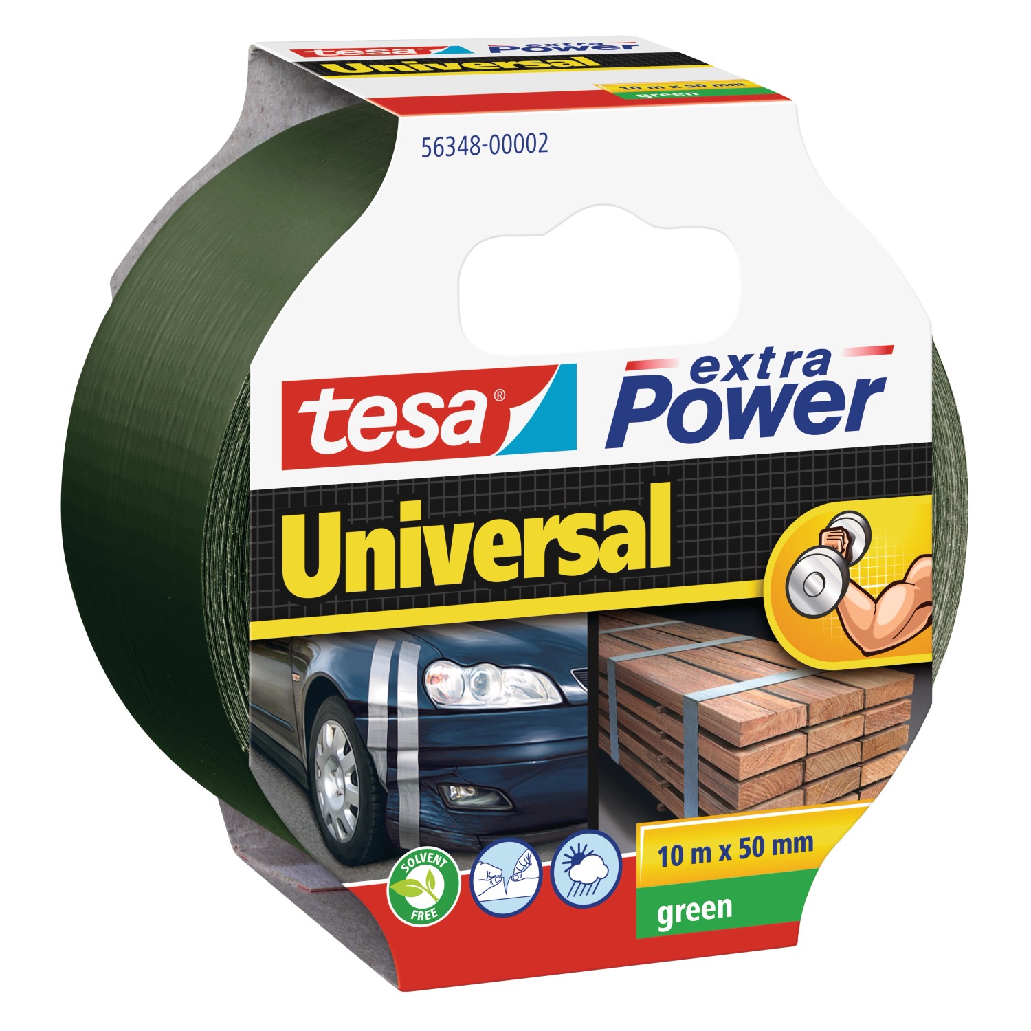 Tesa Extra Power Universal Grün 10 m x 50 mm