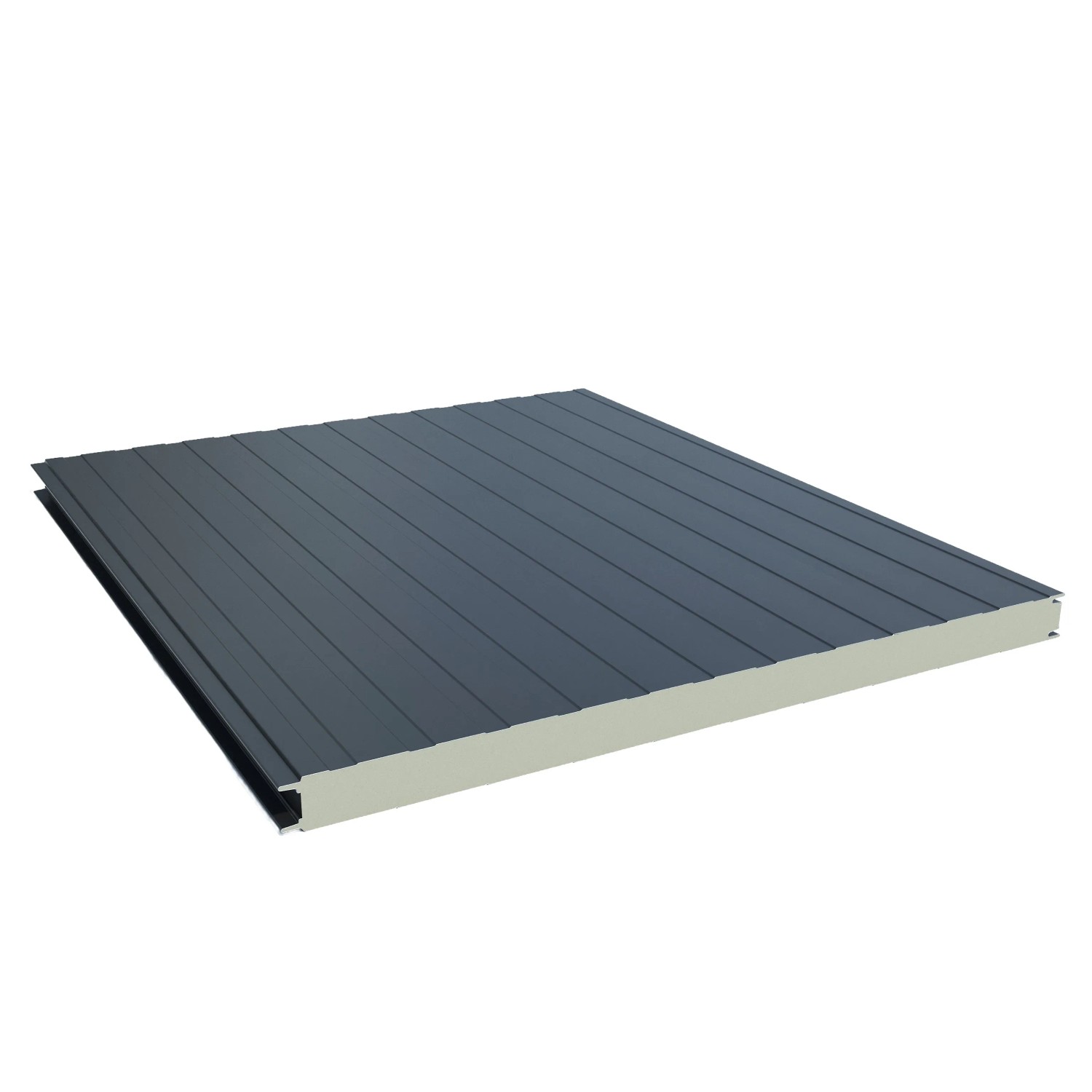Smart Cover Solution Sandwichplatte Wand 300 cm x 100 cm x 4 cm Anthrazit