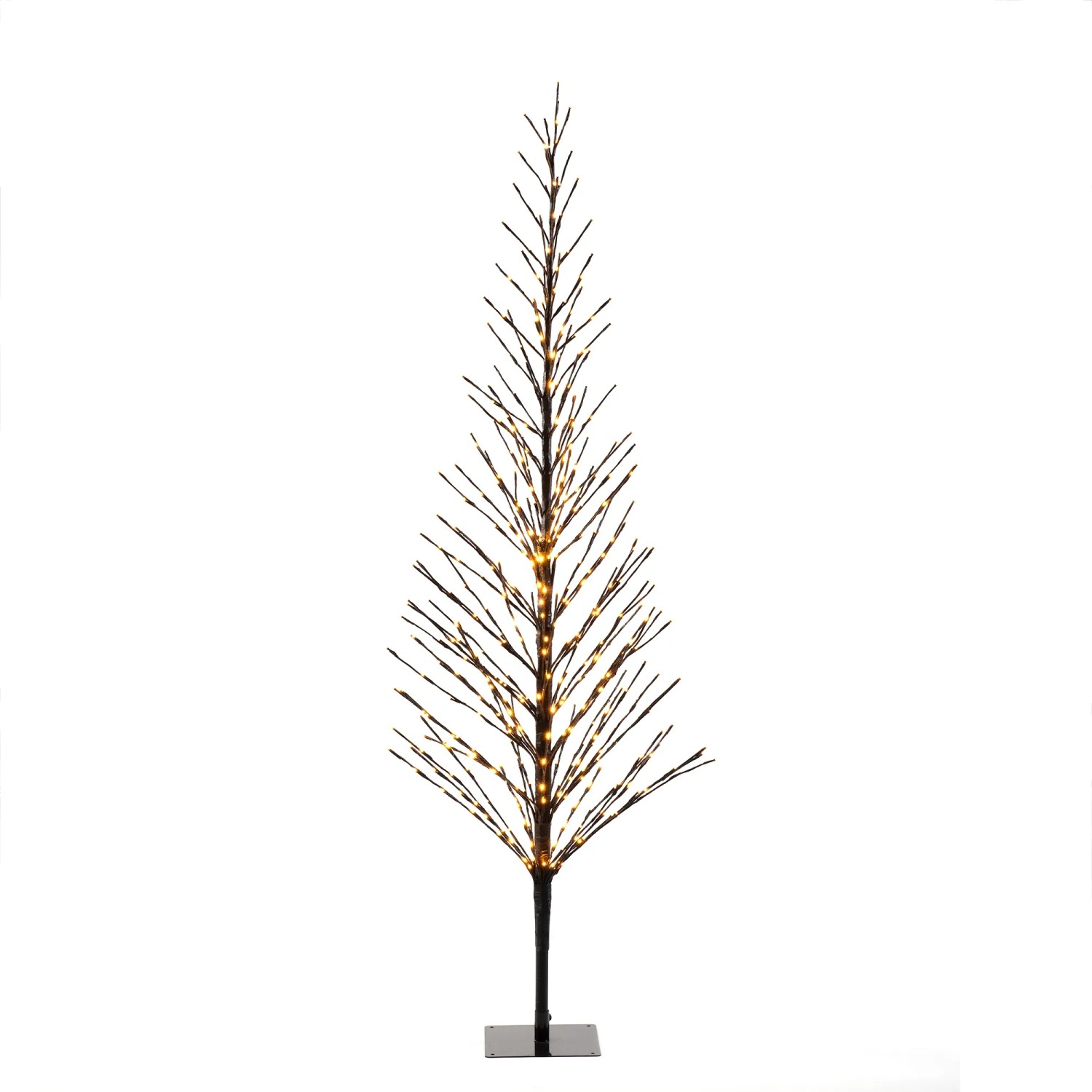 Konstsmide LED-Lichterbaum Schwarz für Außen