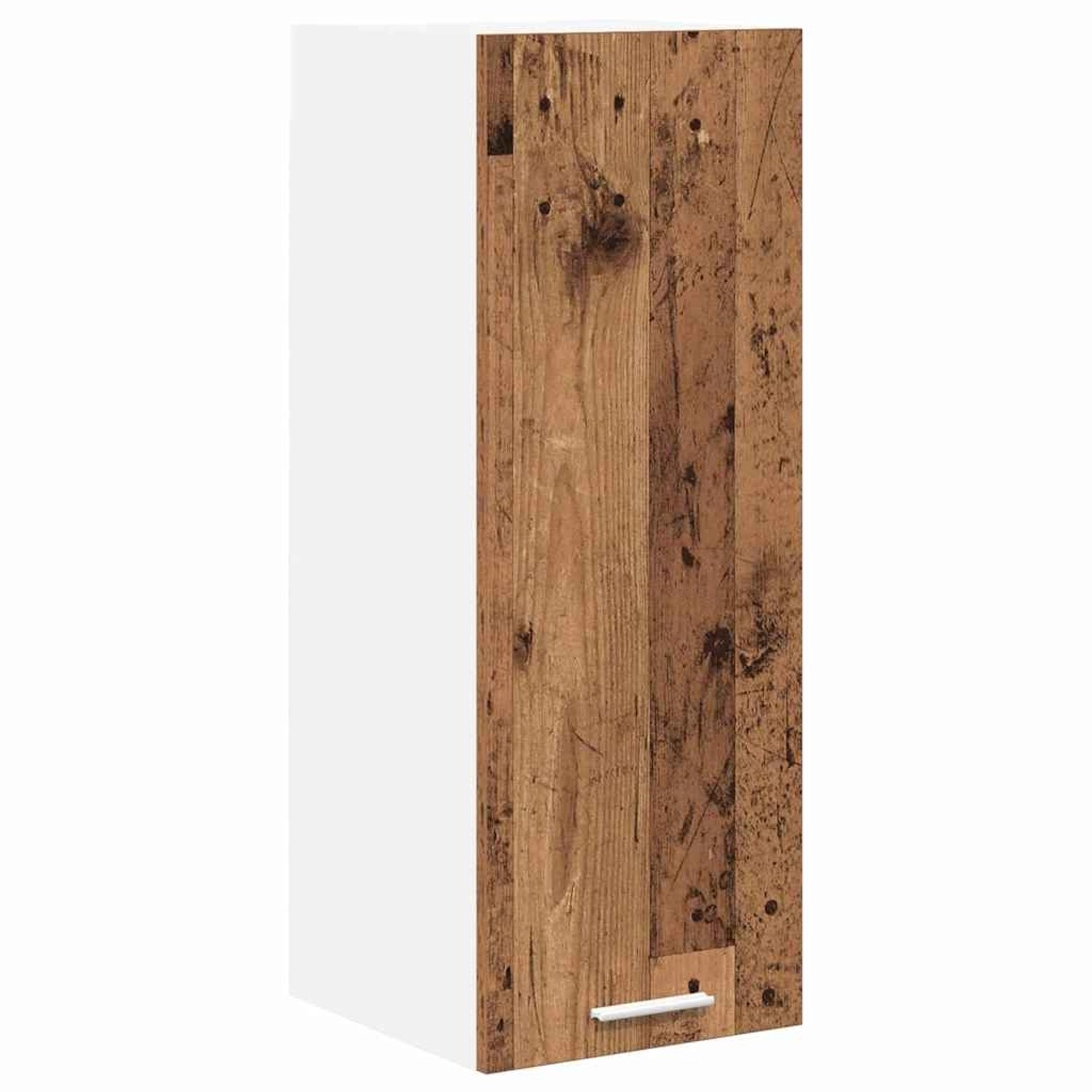 vidaXL Hängeschrank mit Tür Riga Altes Holz und Weiß 30 x 31 x 80 cm 884254 günstig online kaufen