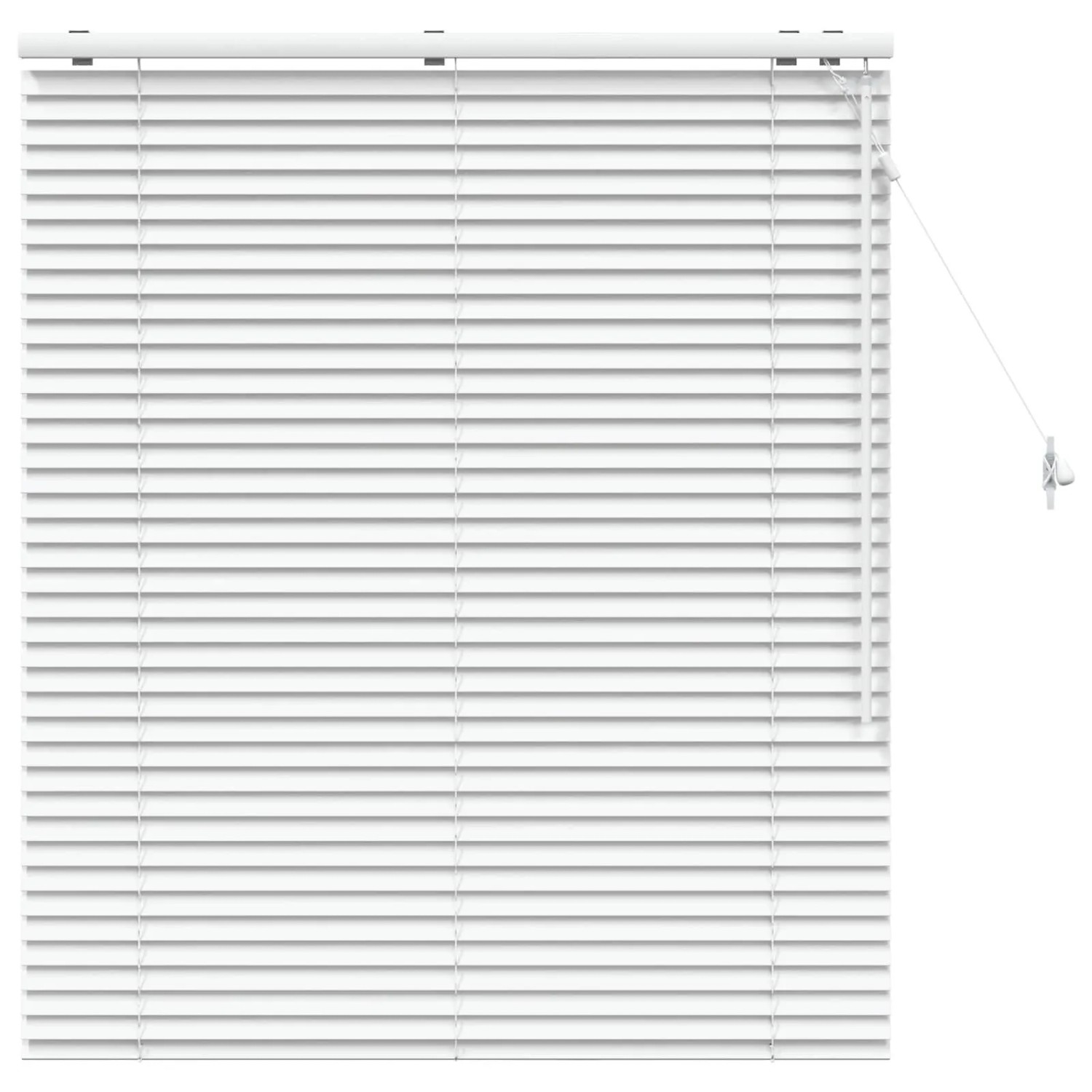 vidaXL Venezianische Jalousie Weiß 120 x 130 cm 35 mm 42015395