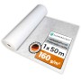 Scorprotect Abdeckvlies 50 M X 100 M Weiß 160 G Pro M² Selbsthaftend Bodenschutz Schutzvlies Treppenvlies