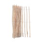 Stiltreu Staketenzaun Haselnuss, 150cm hoch. Gartenzaun aus naturbelassenem Holz, Lattenabstand 7-9 cm.