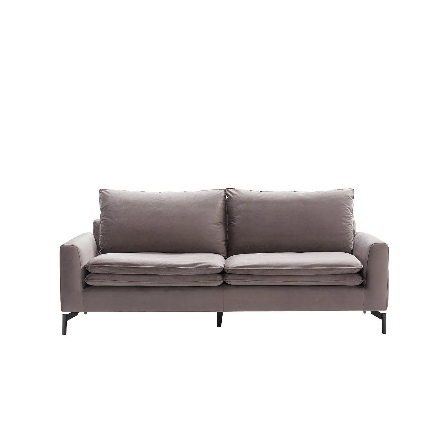 Vente-unique Sofa Ohne Schlafmöglichkeit Isena Taupe 211 cm