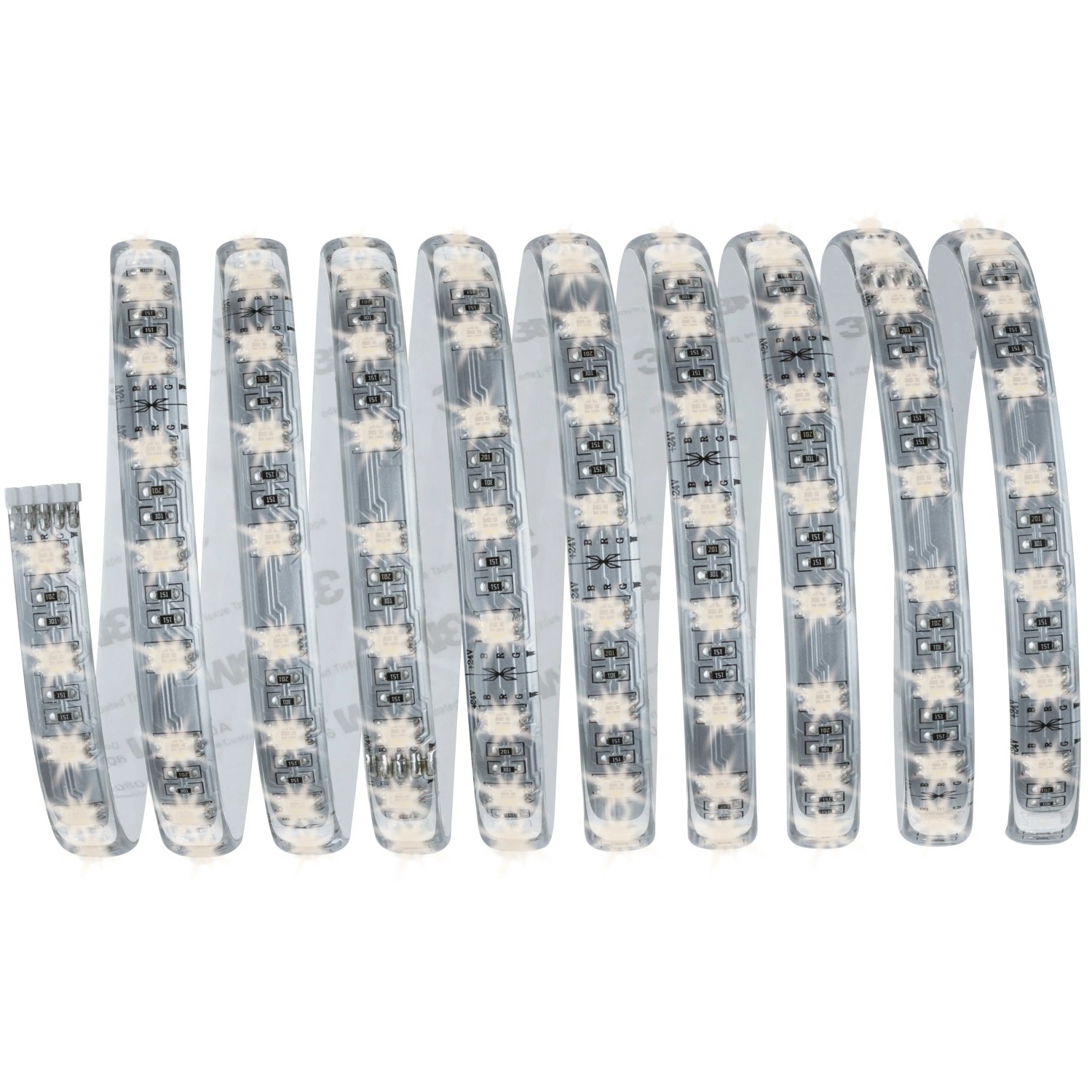 Paulmann MaxLED RGBW Basisset, 3 m LED-Streifen, beschichtet, für Farbwechsel und warmweißes Licht.