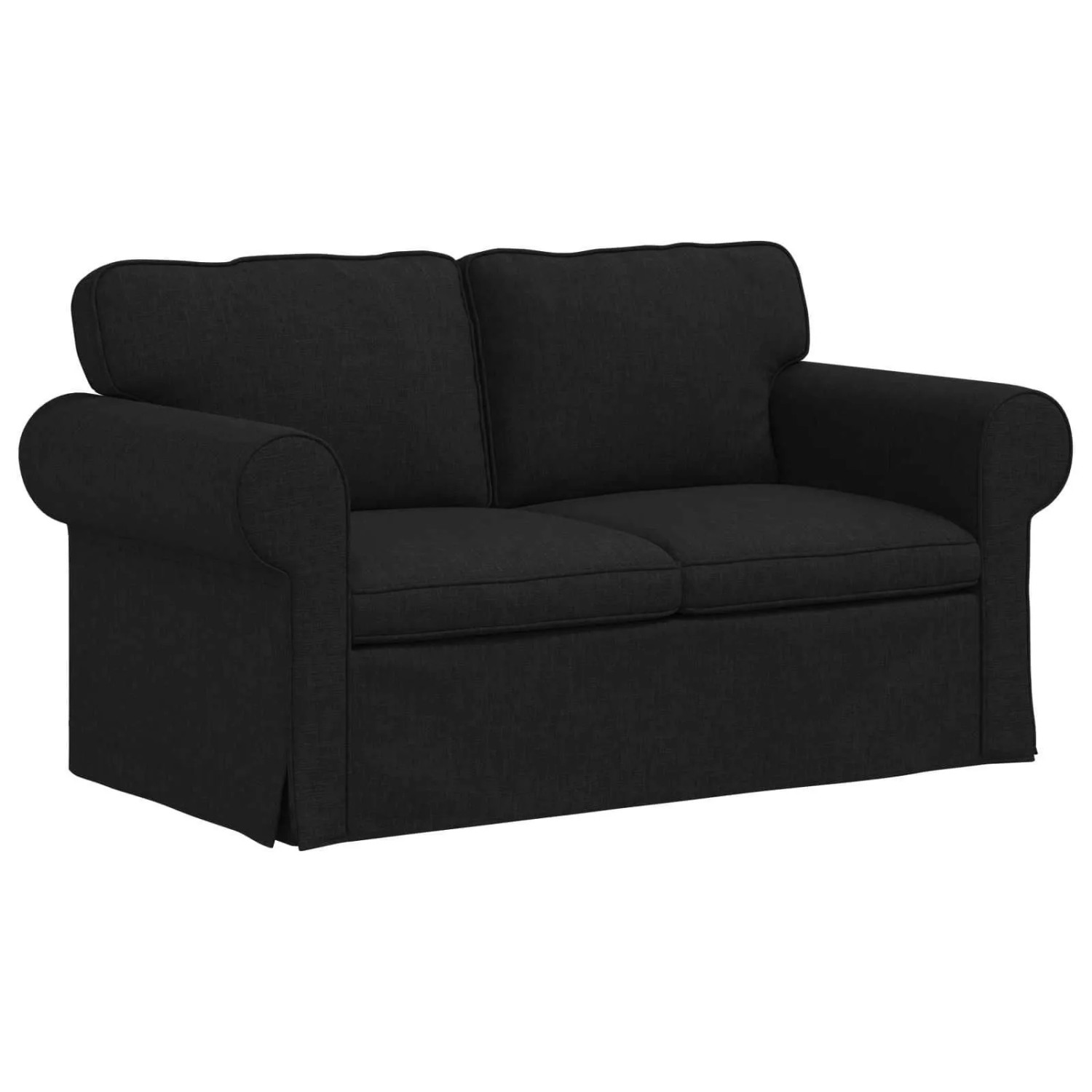 vidaXL Sofa Schwarz 215 x 82 x 80 cm Stoff 42024301