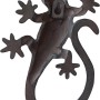 Dekorative Eidechse aus Metall für den Garten.