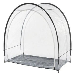 Galaflor Pflanzenzelt zur Überwinterung 194x82x170cm Schutzhaus Winterschutzzelt