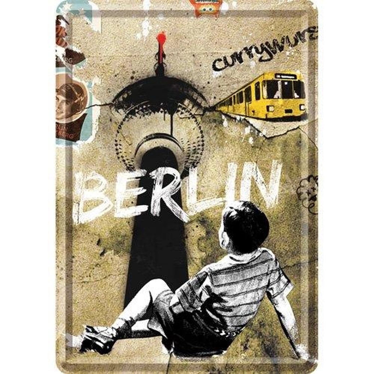 Nostalgic-Art Blechpostkarte - CityStyle - Berlin Street Art günstig online kaufen