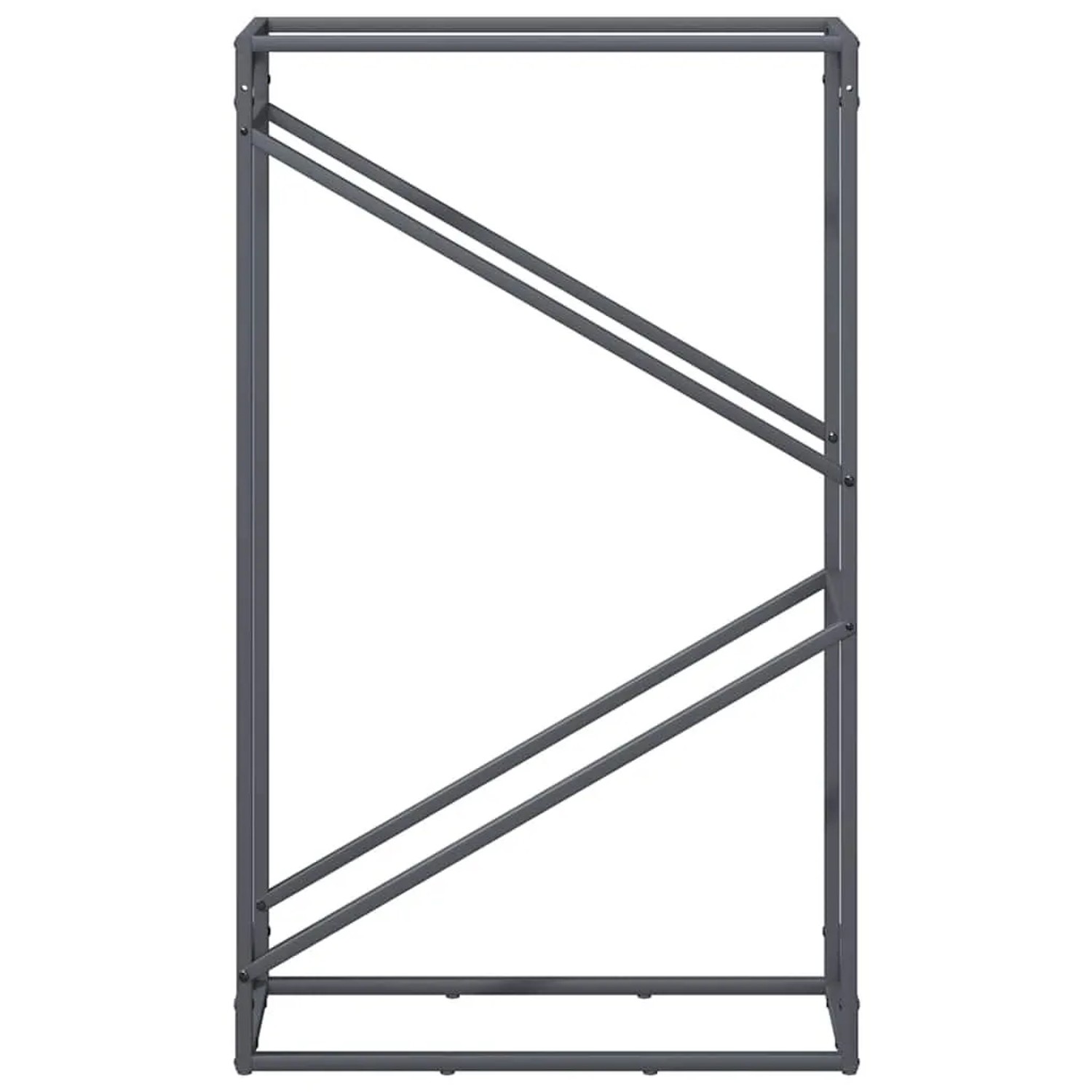 vidaXL Brennholzregal Anthrazit 60x25x100 cm Kaltgewalzter Stahl 864329_5