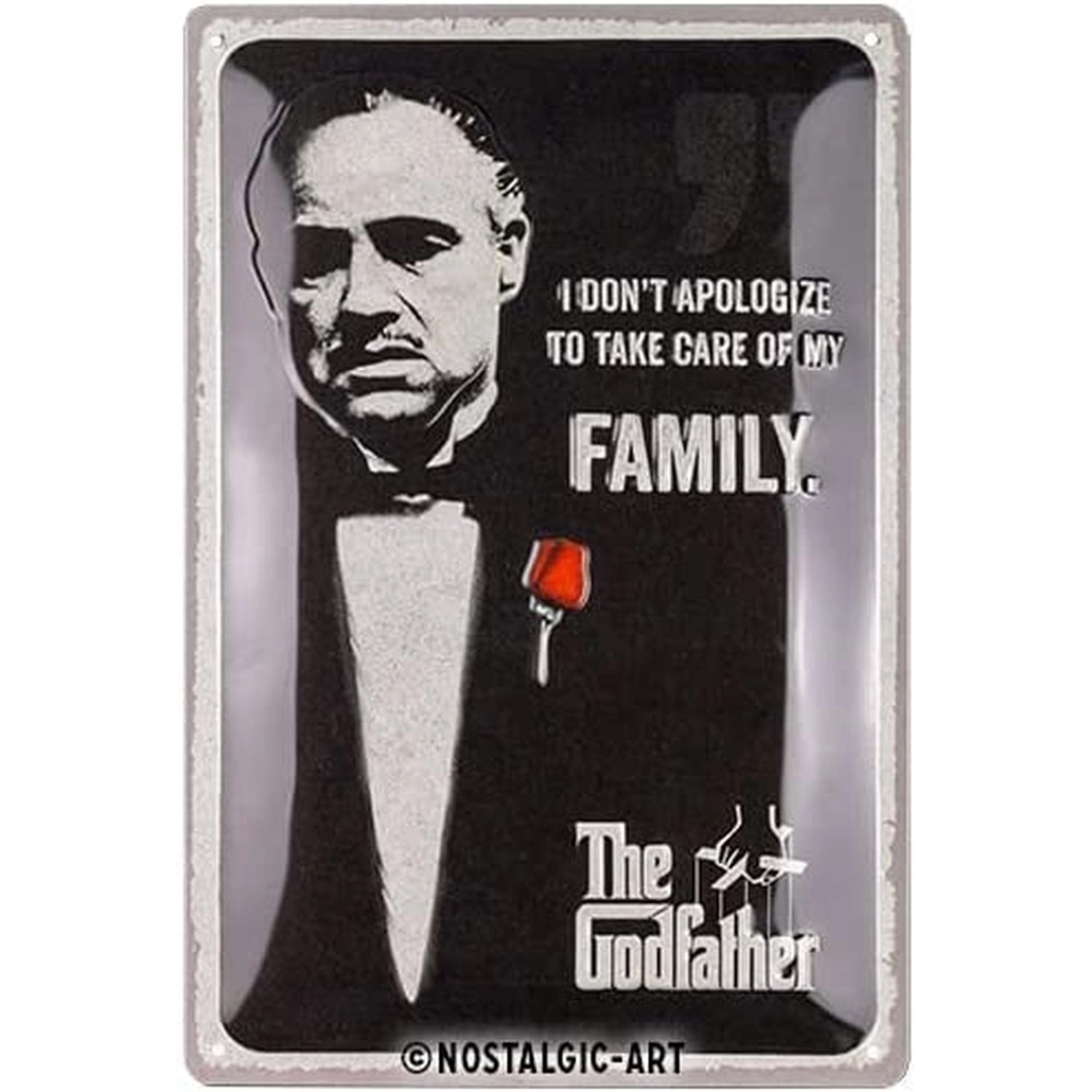 Nostalgic-Art Blechschild 20 x 30cm - The Godfather - I don't apologize günstig online kaufen