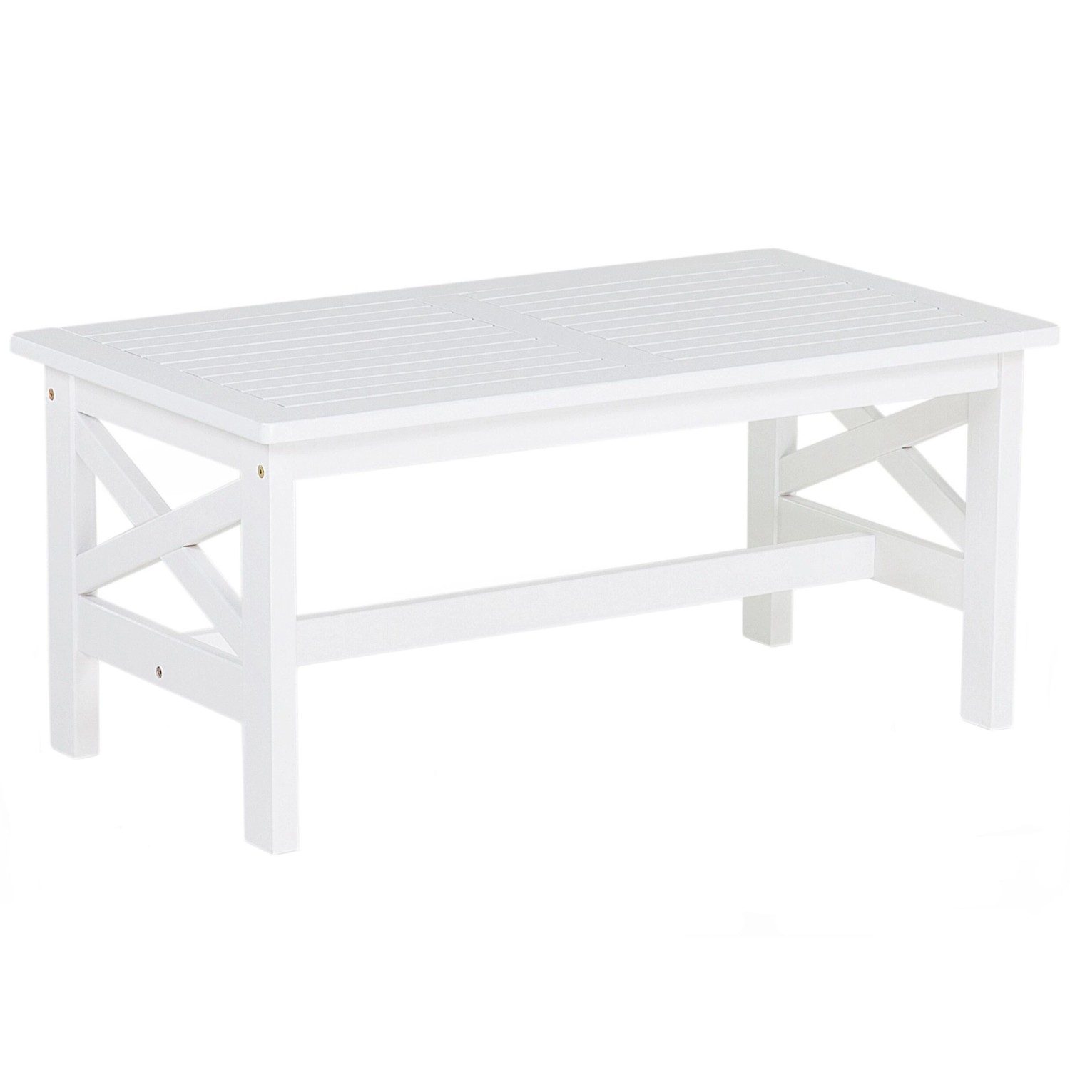 Beliani Gartentisch BALTIC Weiss 55x100x45 günstig online kaufen