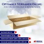 Innenansicht eines geöffneten, braunen 2-welligen Versandkartons. Ideal für Umzug und Versand.