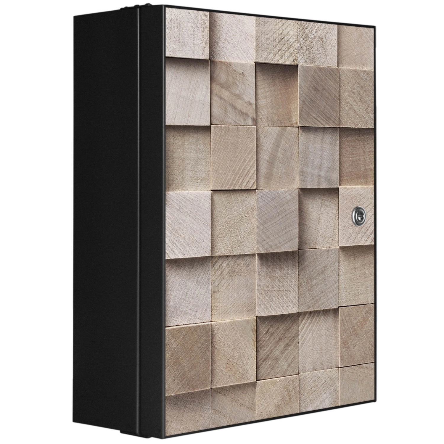 Banjado XXL Medizinschrank Abschliessbar 35x46x15cm Arzneischrank Anthrazit günstig online kaufen