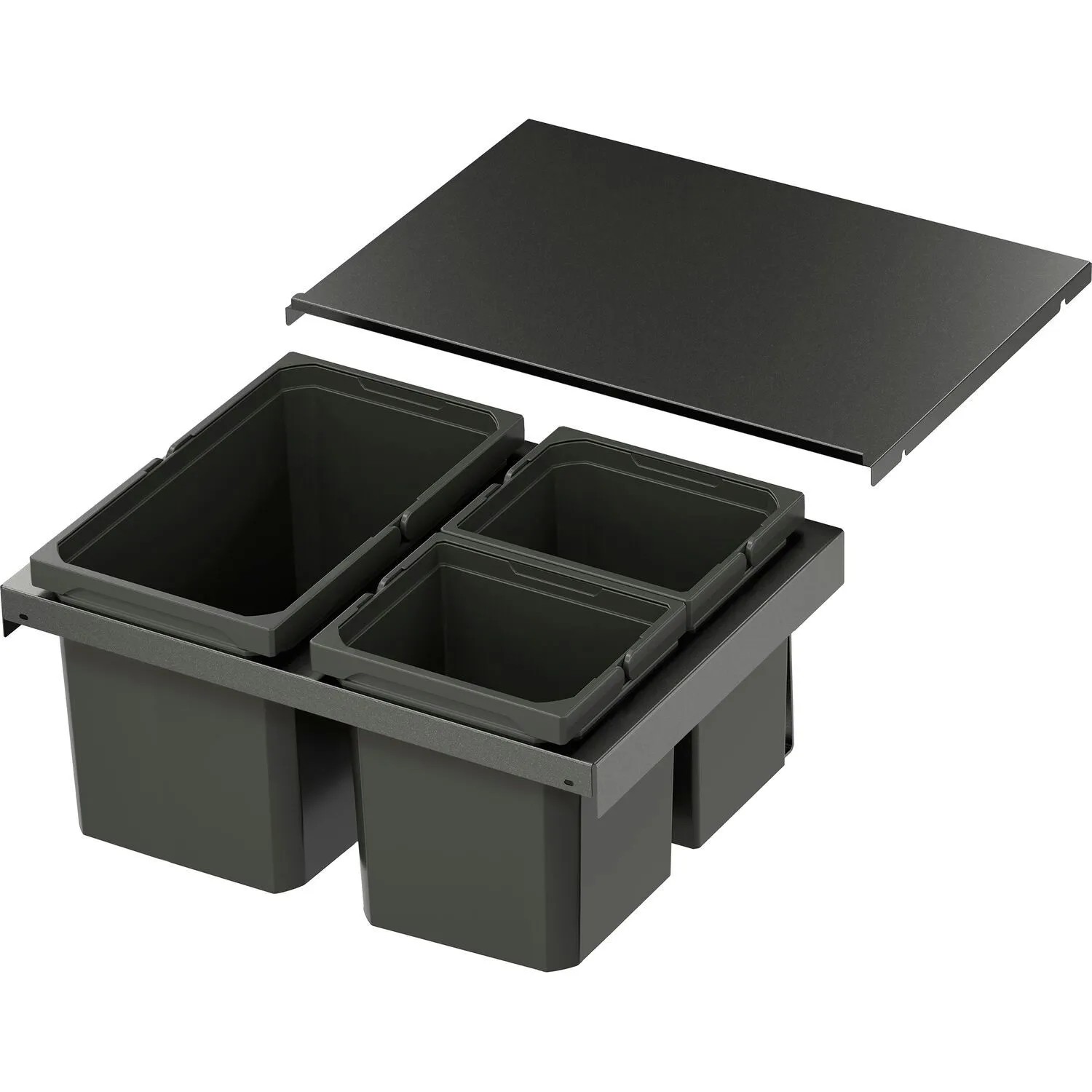 Vauth-Sagel Abfalltrennsystem Envi Flex Xs-256 Korpusbreite 600 mm 1x16, 2x7, Lava