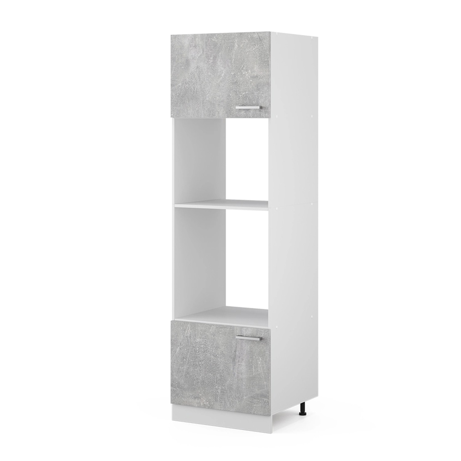 Vicco Mikrowellenschrank R-Line Küchenregal für die Mikrowelle Beton/Weiß 6 günstig online kaufen