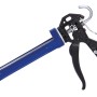 LUX Kartuschenpresse aus Metall, 310 ml, blau und schwarz. Werkzeug für Silikon, Acryl und Klebstoff.