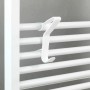 Wenko Universal Flexi Haken für Handtuchheizkörper, weiß, aus Kunststoff.