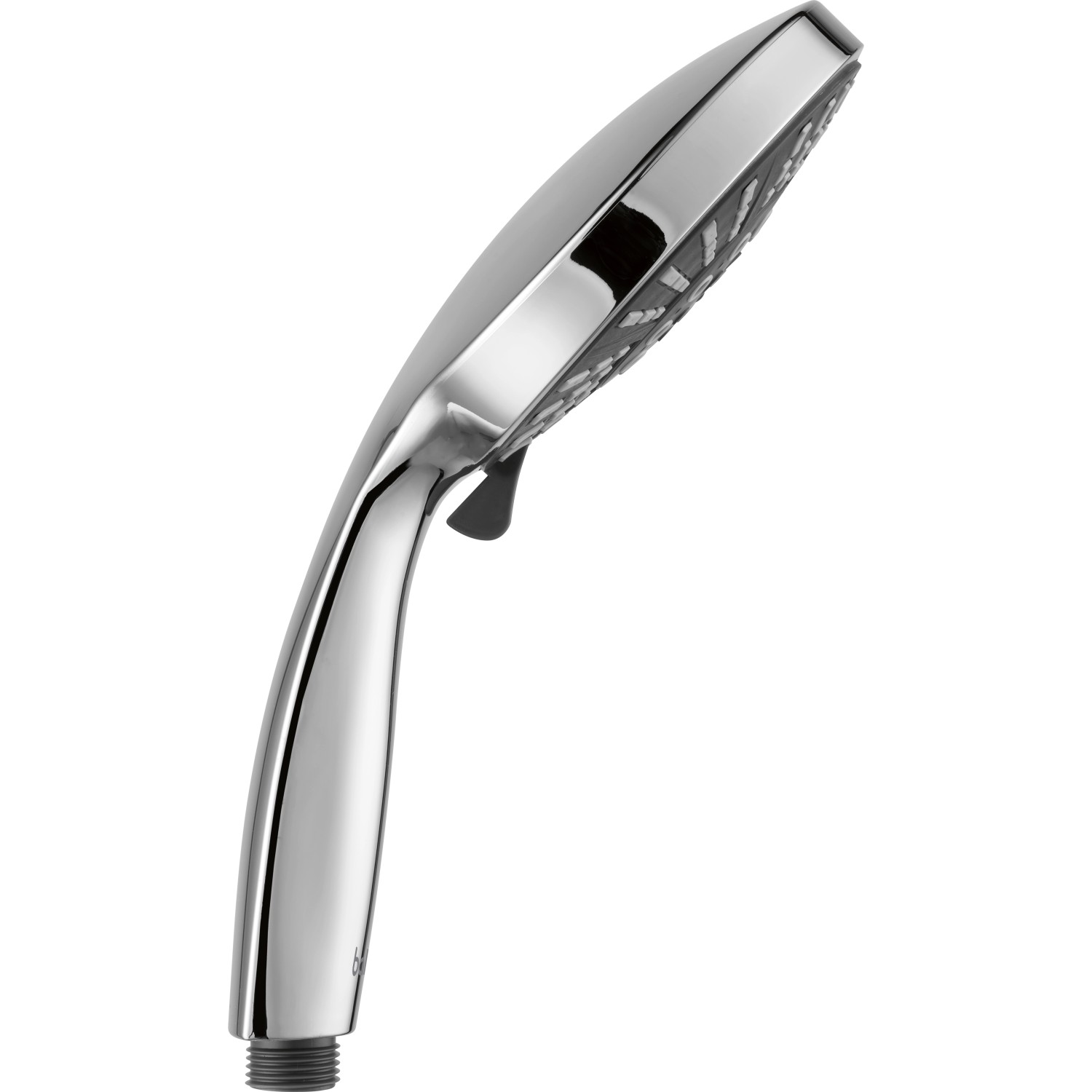 Verchromte baliv Handbrause HBR-120.50 mit 5 Strahlarten und Antikalk-Noppen.