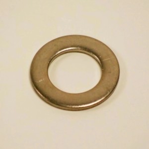 Edelstahl-Unterlegscheibe für 5/8 Zoll Zapfhahn, passend für Haushaltsgeräte und Armaturen.