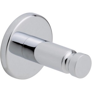 Verchromter tesa® LOXX Handtuchhaken zur Wandmontage ohne Bohren.