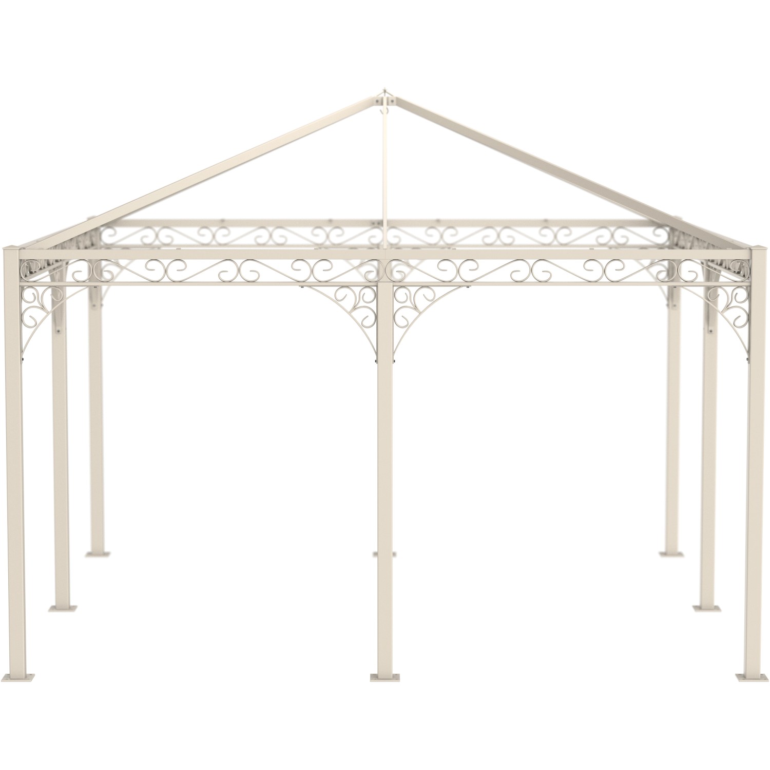 Eleo Pavillon Palermo Pulverbeschichtet Weiß