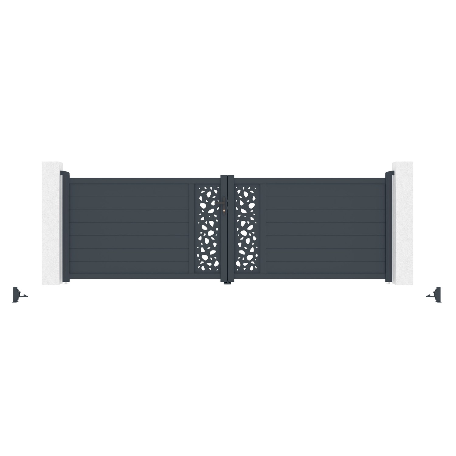 Casanoov Schwenktor Sunny 400x120cm Aluminium & Tanker B250 Motorisierung_17