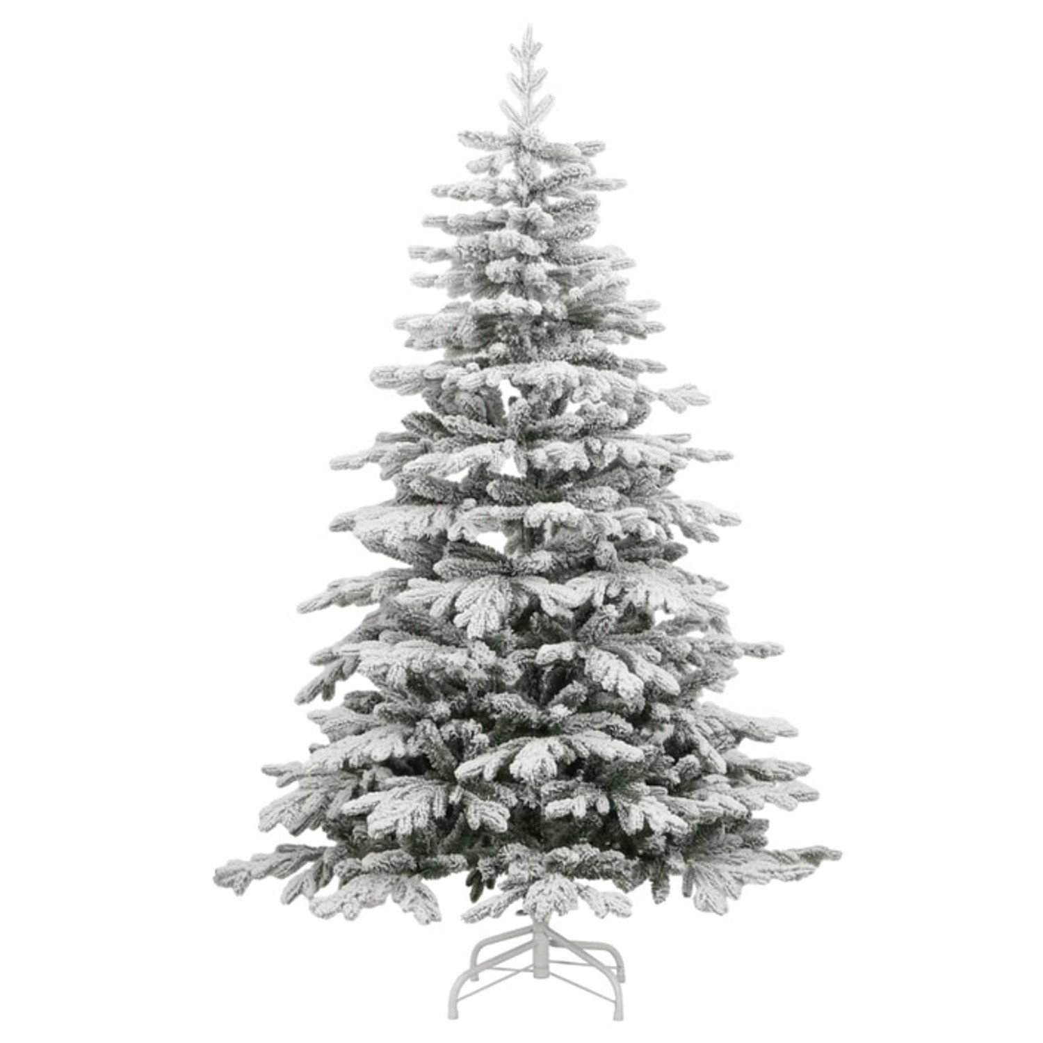 vidaXL Künstlicher Weihnachtsbaum Klappbar Beschneit 240 cm Modell 2