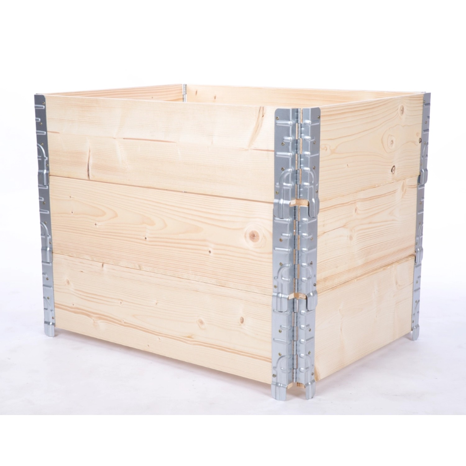 PROREGAL Hochbeetkisten GrowBox 60x60x80 cm 3 Ebenen Holz Imprägniert günstig online kaufen