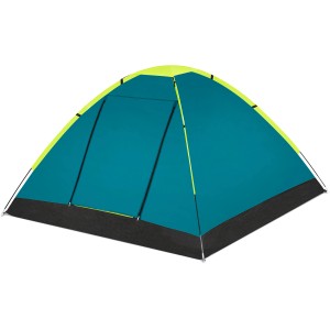 Bestway® 3-Personen-Zelt Cool Ground 3 in Blau und Gelb für Camping & Outdoor.