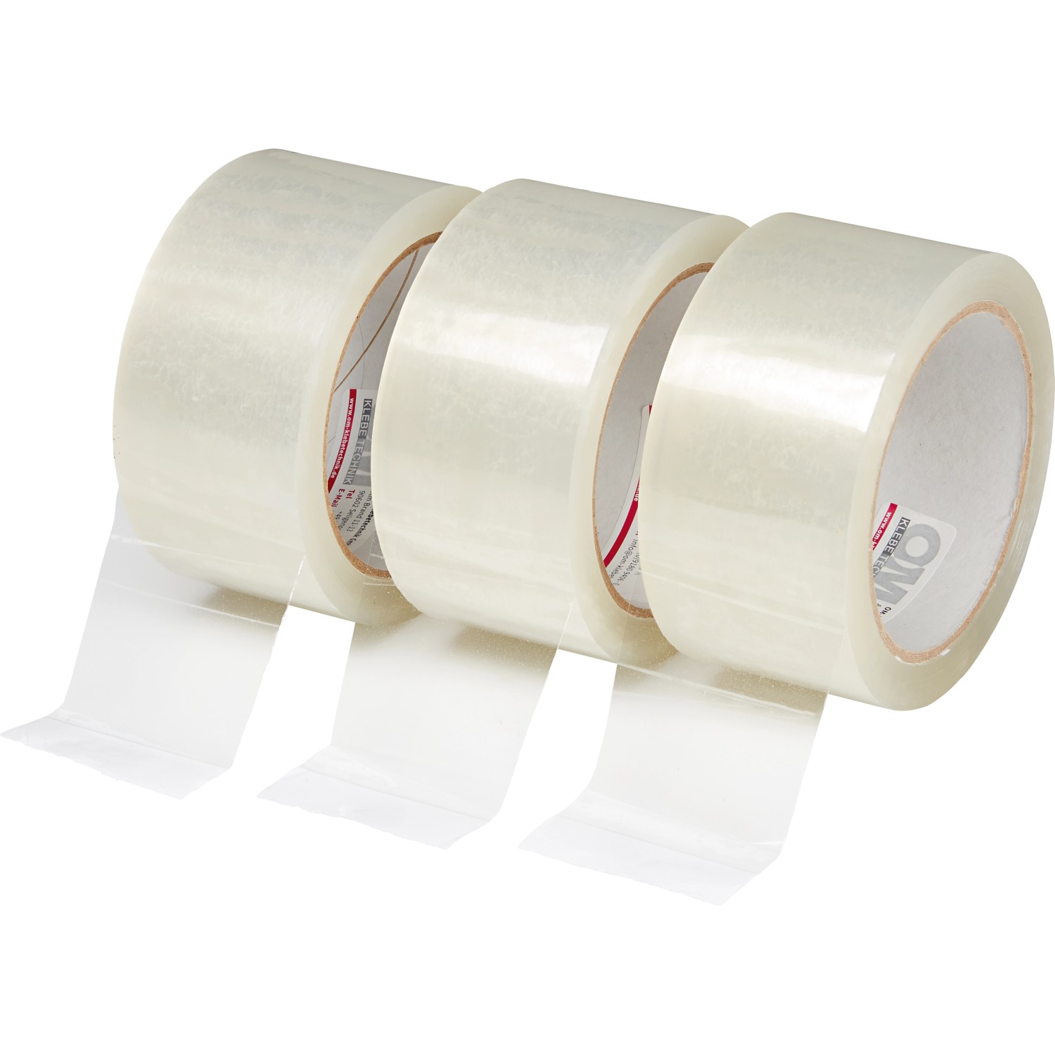 Packband Klebeband-Set Transparent 66 m x 48 mm 3-teilig günstig online kaufen