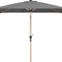Schneider Marktschirm, 230x150 cm, anthrazit, mit Knickfunktion für optimale Schattenausrichtung.