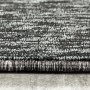 Detailansicht des anthrazitfarbenen Kurzflorteppichs Ayyildiz Nizza, 200x290 cm.