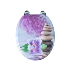 Sinobath WC Sitz mit Absenkautomatik MDF Lila Orchidee