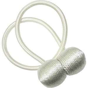 Gardinia Raffhalter Flex-S, weiß, 2er-Set mit Magnetverschluss für Gardinen und Vorhänge.