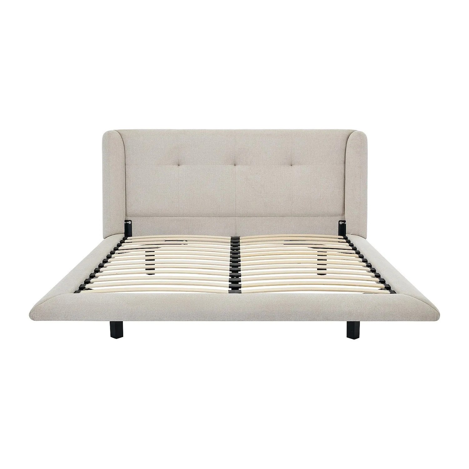 Vente-unique Bettrahmen Penavi Beige 176 cm