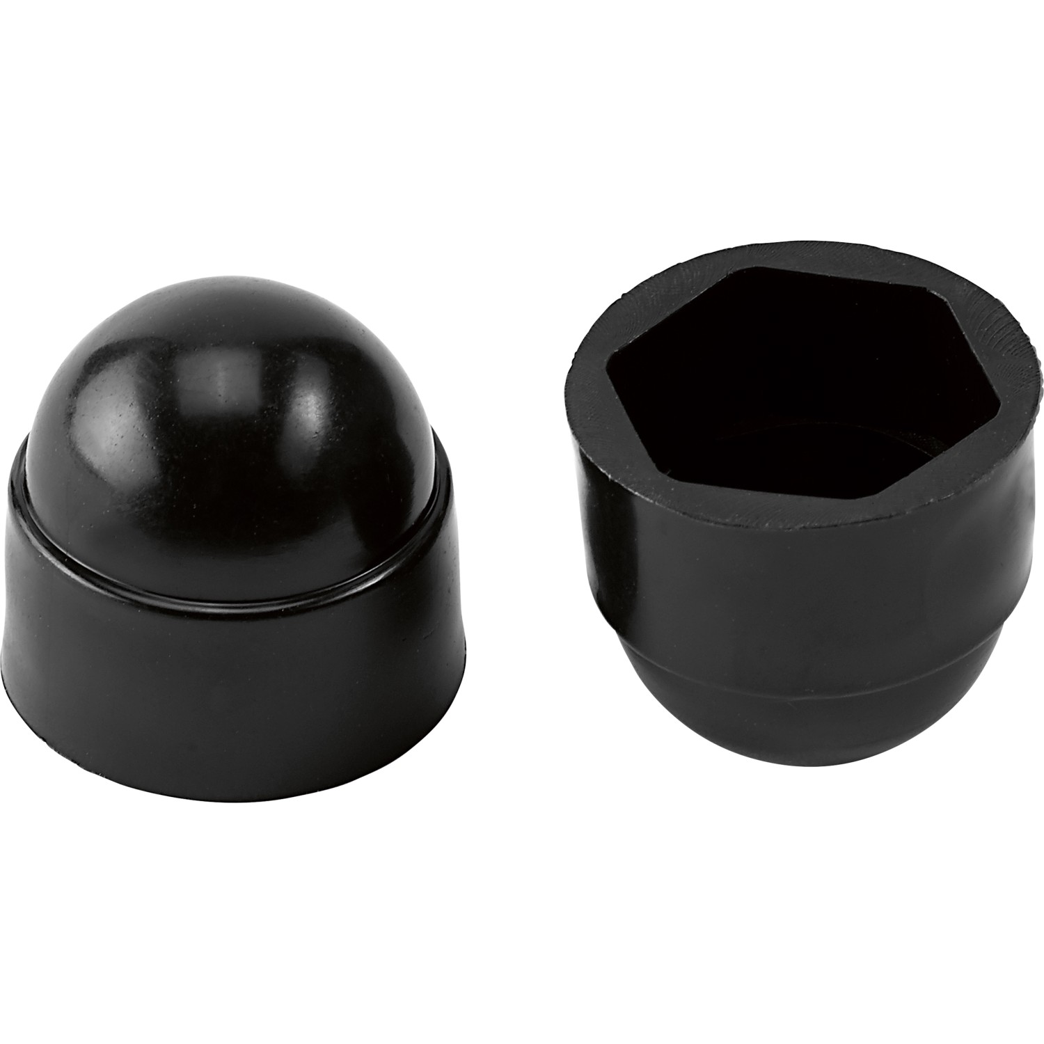 Abdeckkappe M6 Schwarz Sechskant 8 Stück