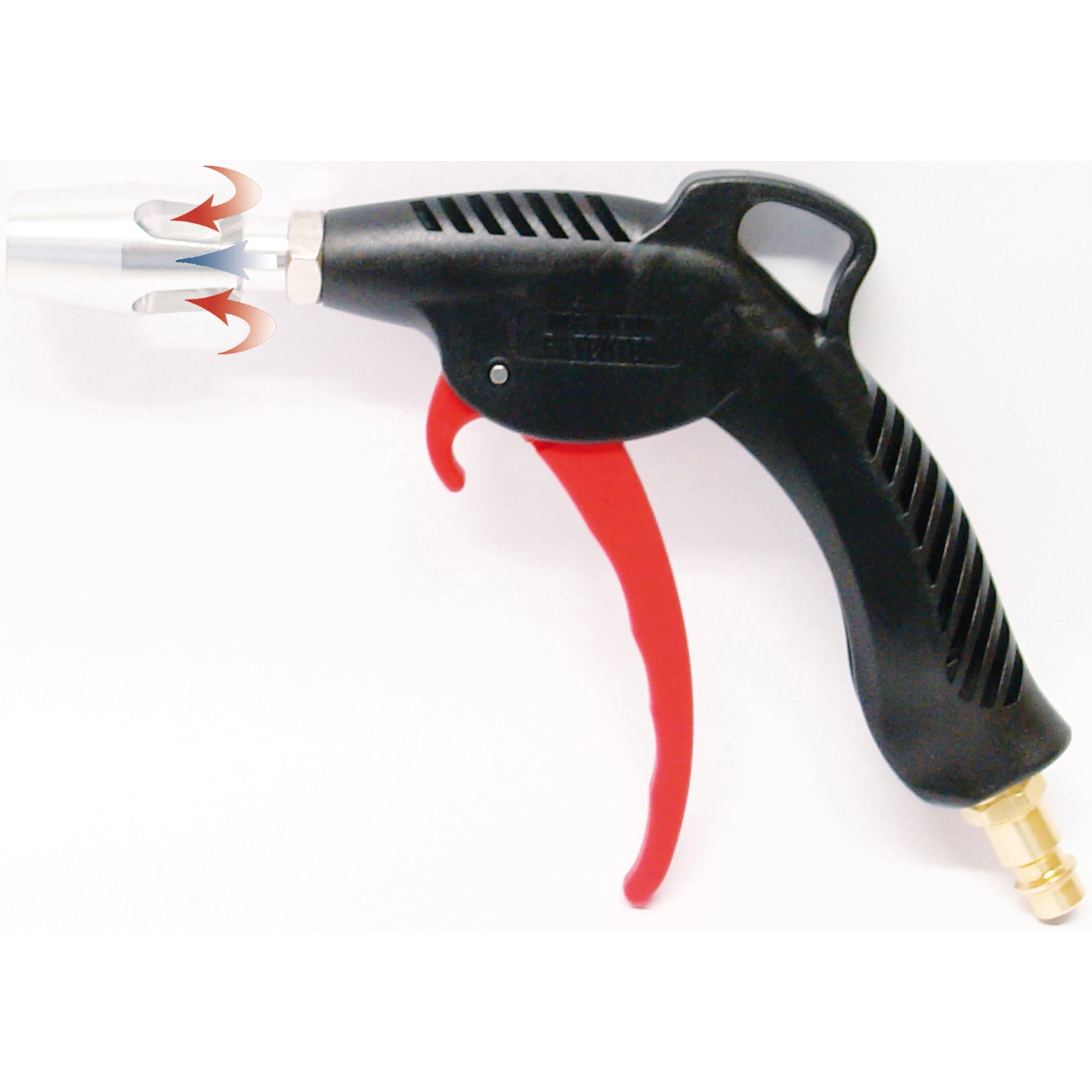 Güde Ausblaspistole Venturi mit Aludüse und rotem Abzug für Kompressoren.