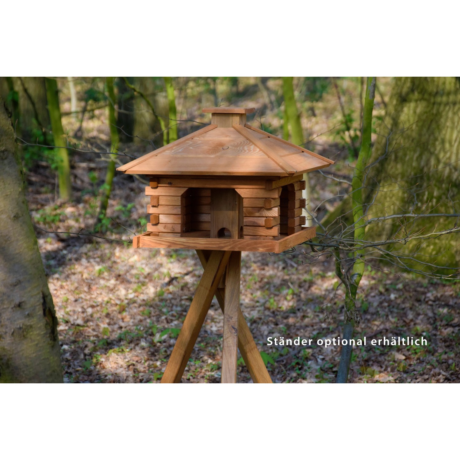 Dobar Vogelhaus groß Holz Blockhaus-Stil kaufen bei OBI