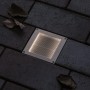 Paulmann LED-Bodeneinbaustrahler Brick, 10x10 cm, warmweißes Licht für Gartenwege und Einfahrten.