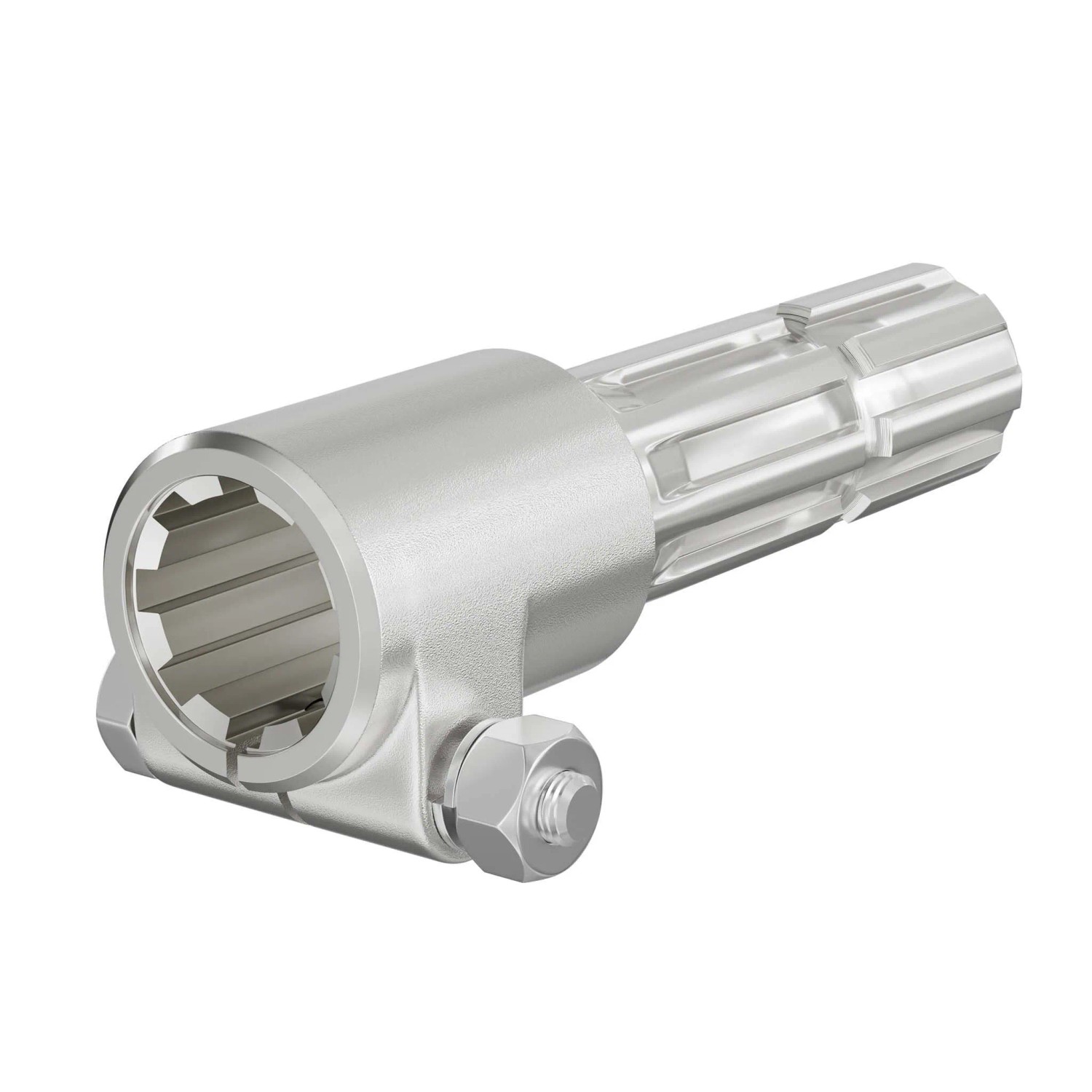 Wiltec Zapfwelle 160Mm Buchse Keilwellenaufnahme 8-32X38X6 Für Ausgangswelle 8-32X38X6