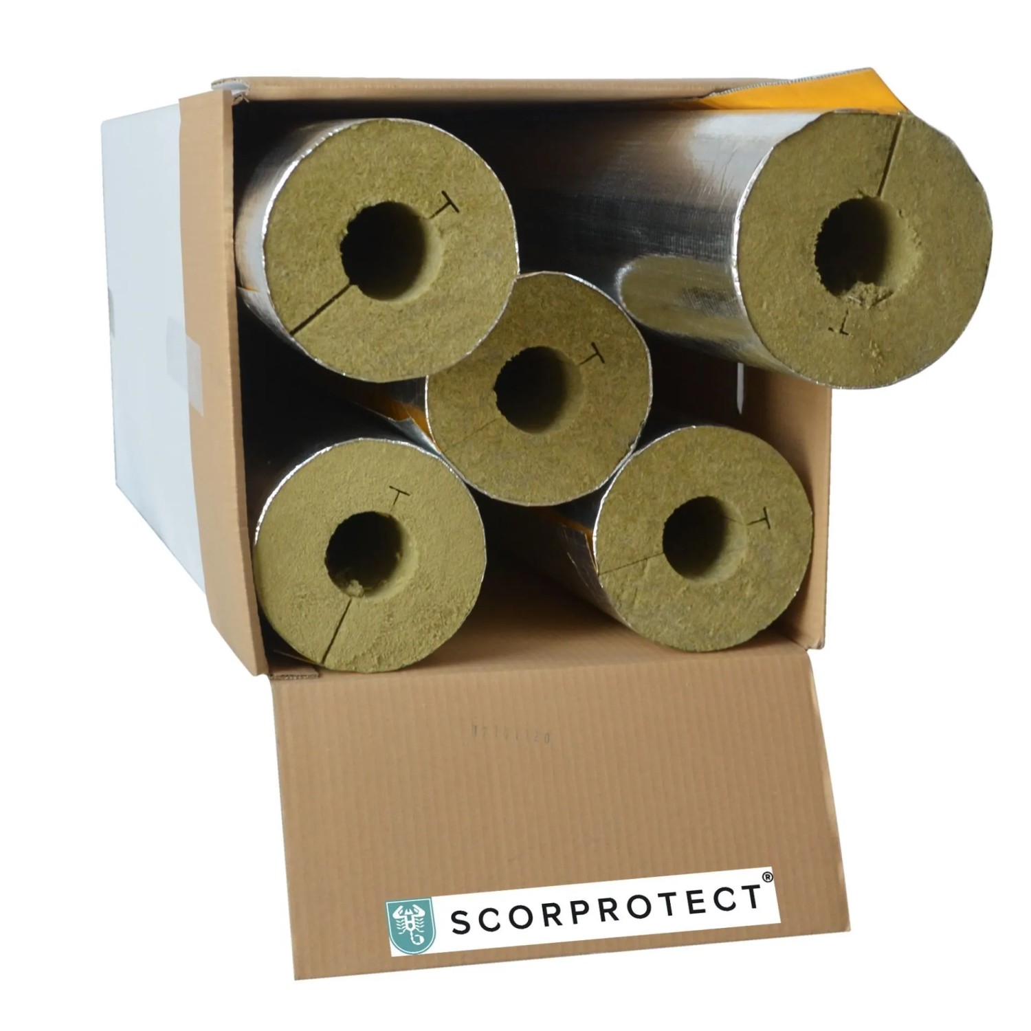 Scorprotect Karton Rohrisolierung Alu 60 MM X 50 MM