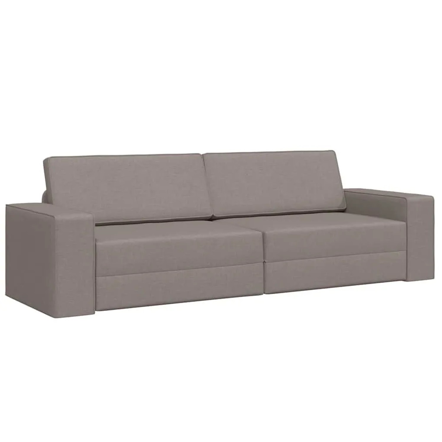 vidaXL Schlafsofa 200cm Taupe Stoff 4106720