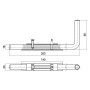 SOTECH Torfeststeller Länge 200 mm Stahl Verzinkt_5