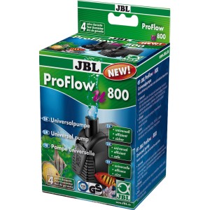 Verpackung der JBL Aquarium Tauchpumpe ProFlow u800. Universalpumpe für Aquarien.