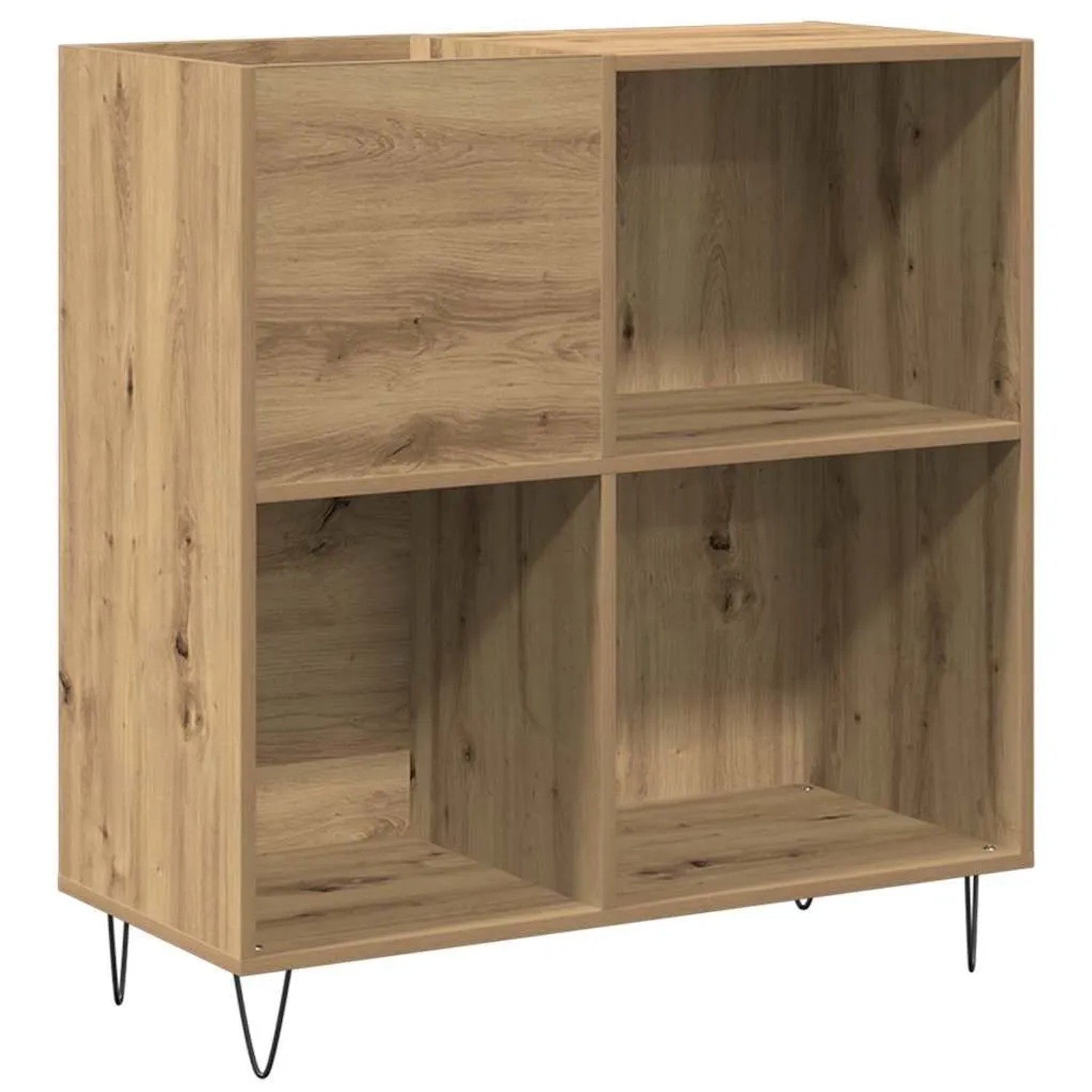vidaXL Schallplattenschrank mit Regal Artisan-Eiche 85 x 38 x 89 cm 862912